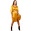 Satin dress Gold