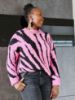 Picture of Tiger print pink Sweater